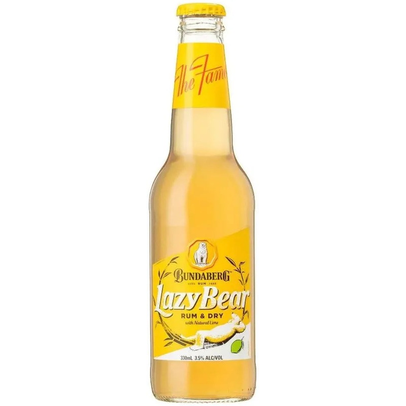 Bundaberg Rum Lazy Bear Rum & Dry 330ml