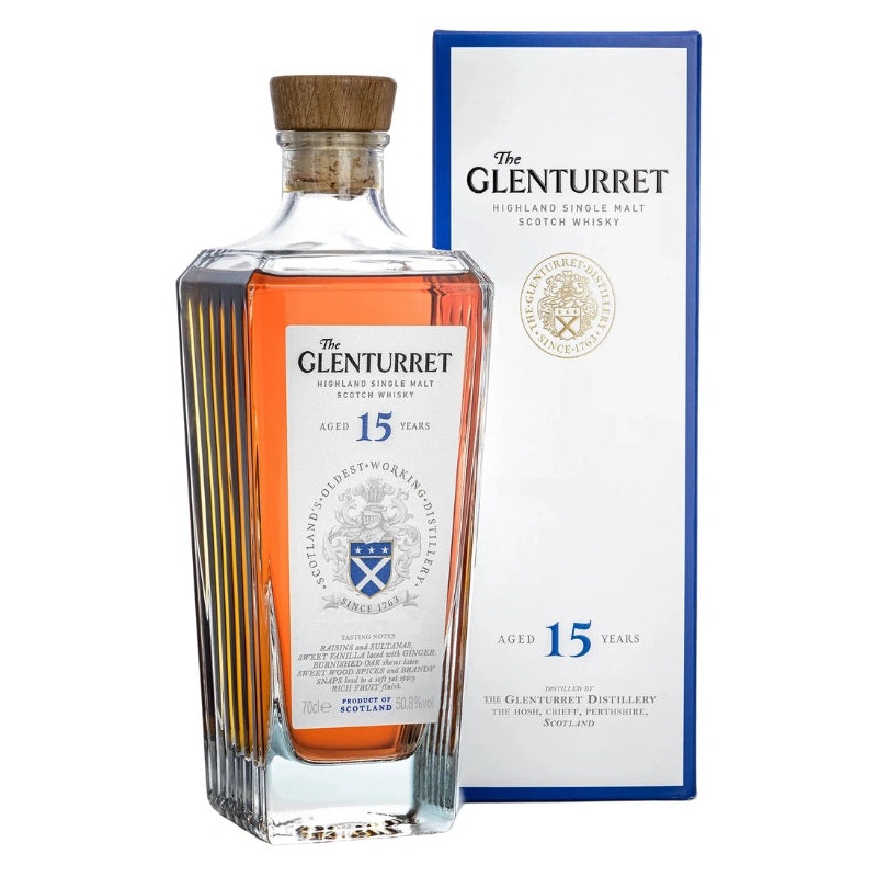 The Glenturret 15 Year Single Malt Scotch Whisky