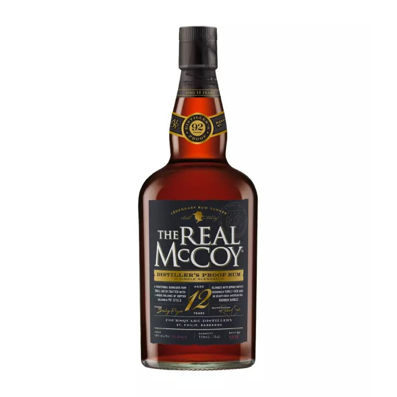 The Real McCoy 12 Year Aged Rum Distiller’s Proof 750mL