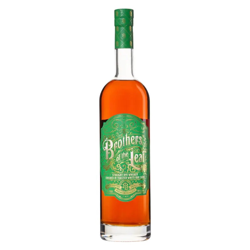 Brothers of the Leaf Straight Rye Whiskey Finished in Toasted White Oak Casks