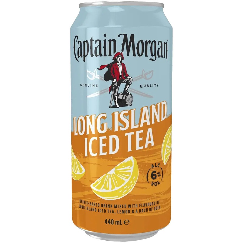 Captain Morgan Long Island Iced Tea 6% 440ml