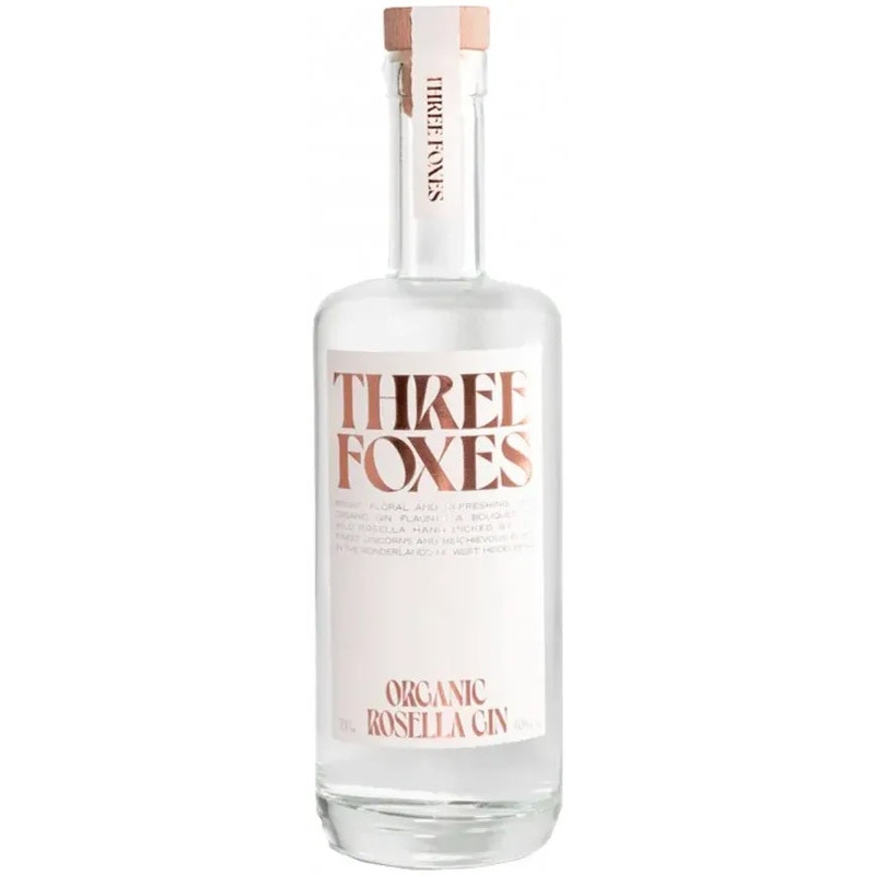 Three Foxes Organic Rosella Gin 700ml