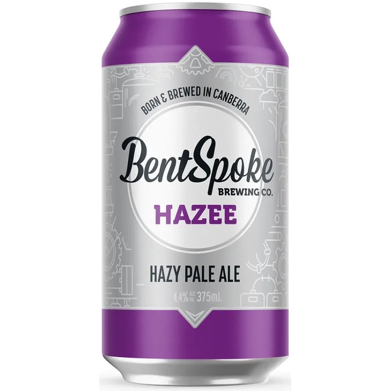 Bentspoke Brewing Co. Hazee Hazy Pale Ale 375ml
