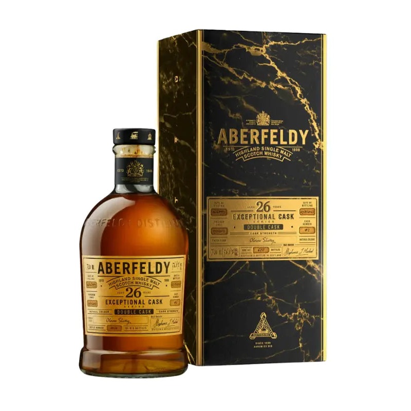 Aberfeldy Exceptional Cask Series Double Cask 26 Year Scotch Whisky 700mL