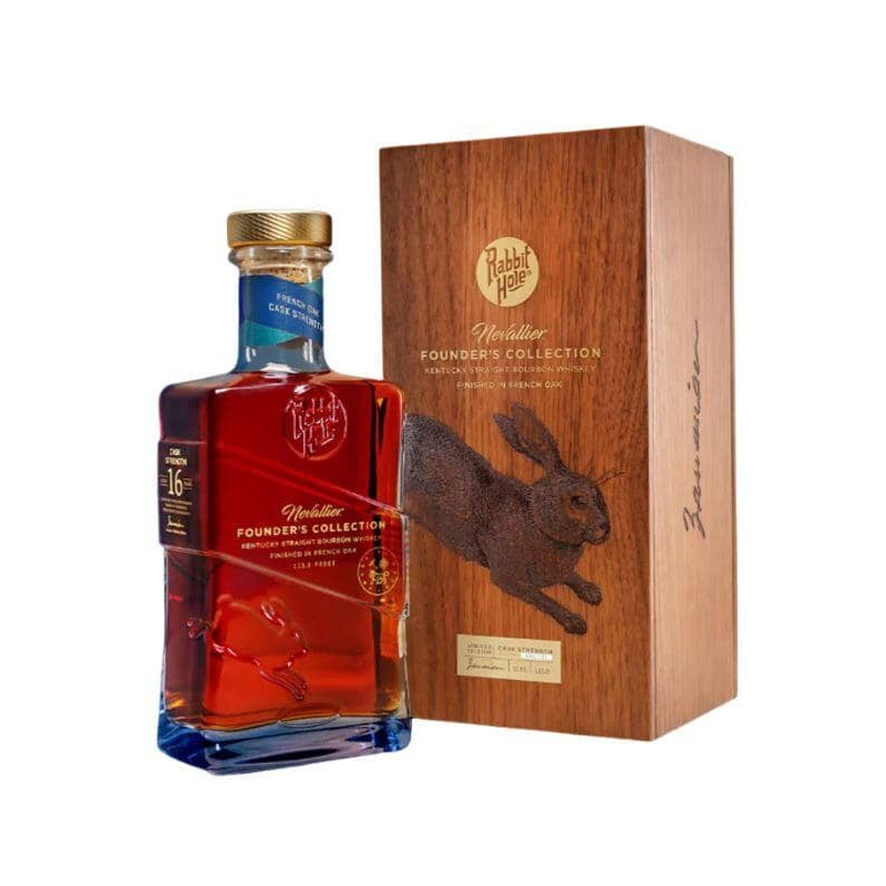 Rabbit Hole Nevallier Founder’s Collection 16 Year Old Bourbon Whiskey Finished in French Oak