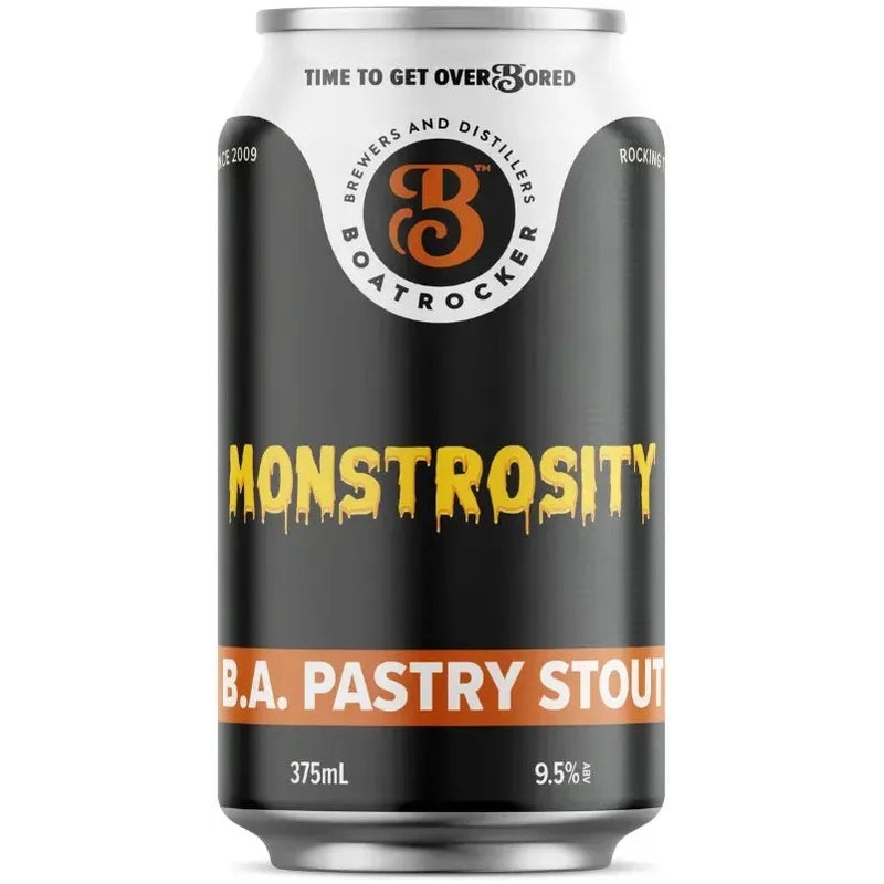 Boatrocker Monstrosity Barrel Aged Stout 9.5% 16 Pack Cans 375ml