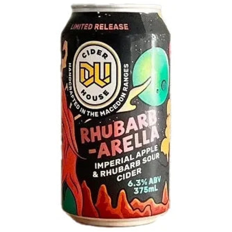 DV Cider Rhubarbarella Apple & Rhubarb Sour Cider 375ml