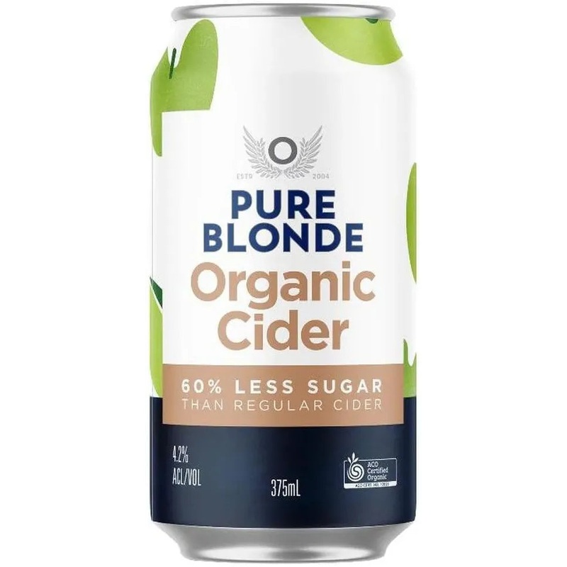 Pure Blonde Organic Apple Cider 375ml
