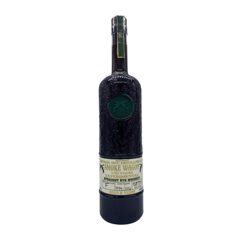 Smoke Wagon Aged 9 Years Experimental Straight Rye Whiskey Barrel Char F 750mL