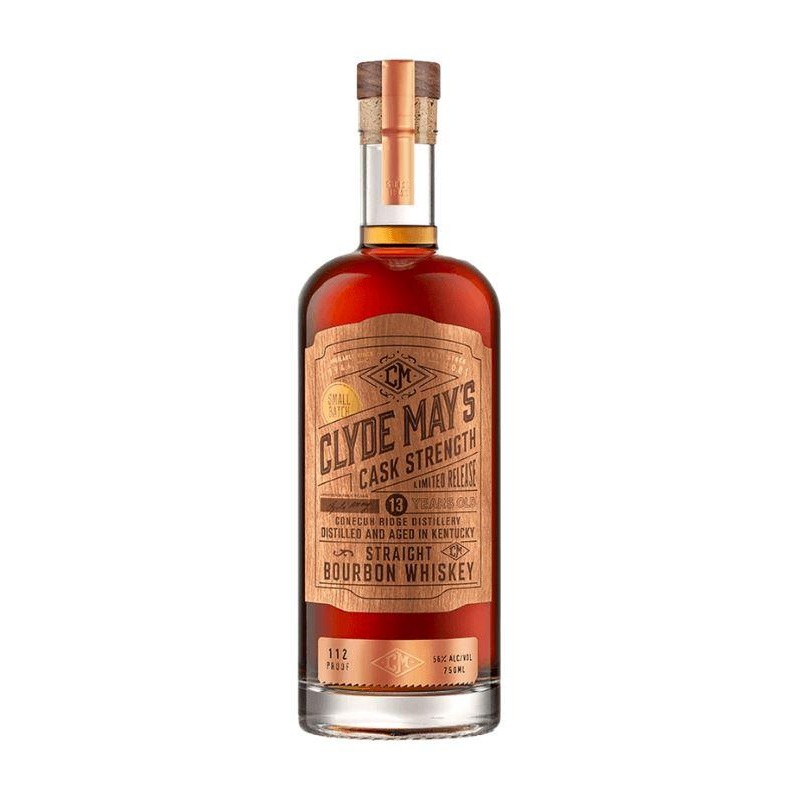 Clyde May’s Cask Strength Straight Bourbon Whiskey 13 Year Old 112 Proof 750mL