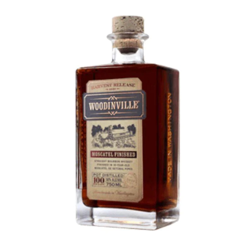Woodinville Whiskey Straight Bourbon Moscatel Finish 750mL