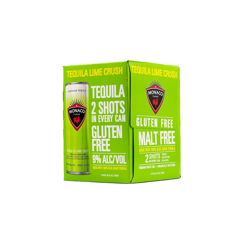 Monaco Lime Crush Tequila 4PK