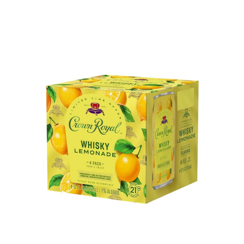 Crown Royal Whisky Lemonade 4PK