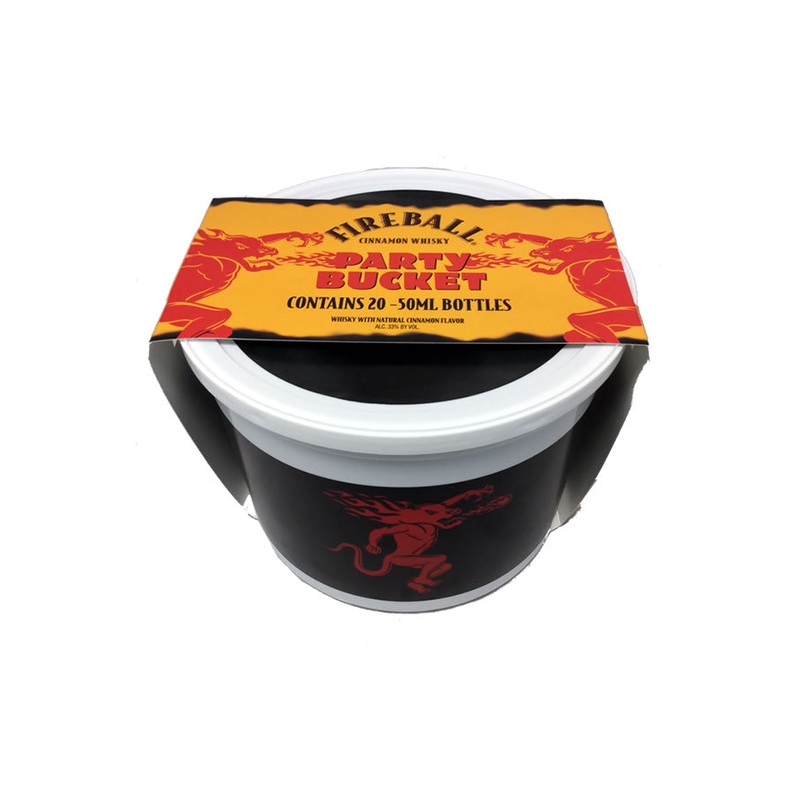 Fireball Cinnamon Whisky Party Bucket 50ML 20PK
