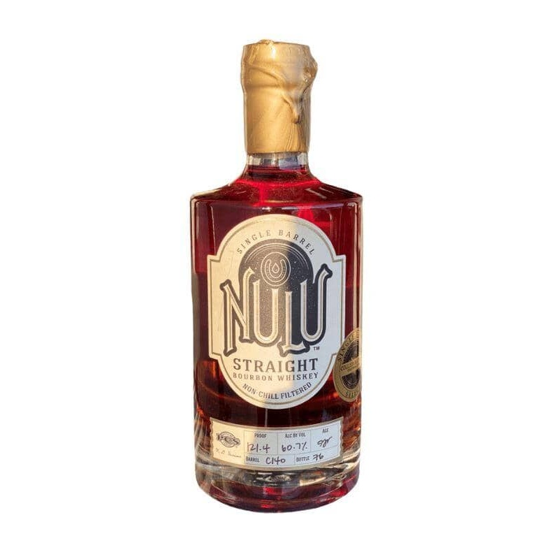Nulu Single Barrel Straight Bourbon Whiskey Collier-Barnett 750mL