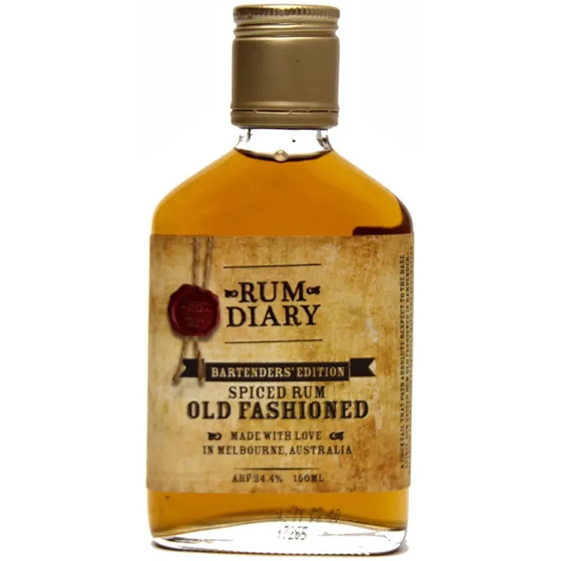 The Rum Diary Spiced Rum Old Fashioned Flask 150ml