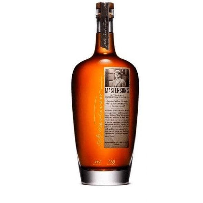Masterson’s 10 Year Straight Rye Whiskey 750mL