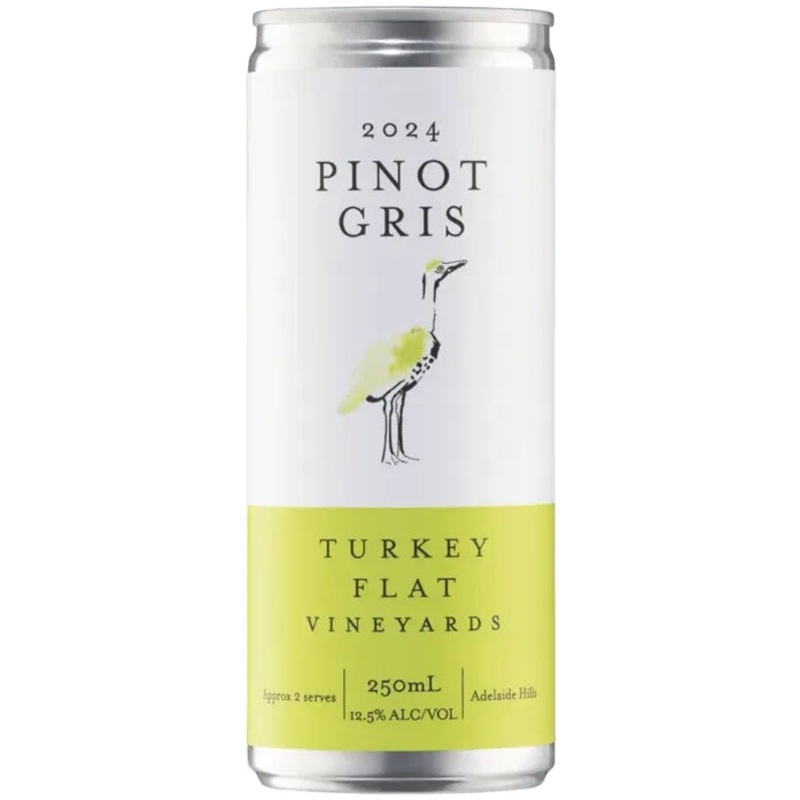 Turkey Flat Pinot Gris 24 Pack Cans 250ml