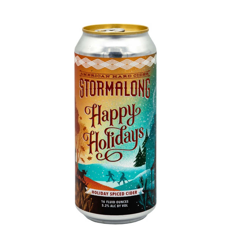 Stormalong Happy Holidays 4pk Can