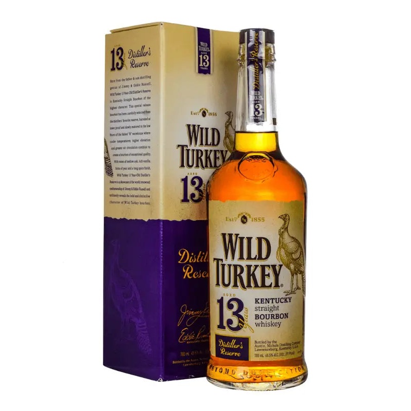 Wild Turkey 13 Years Old Distiller’s Reserve Bourbon Whiskey 700mL