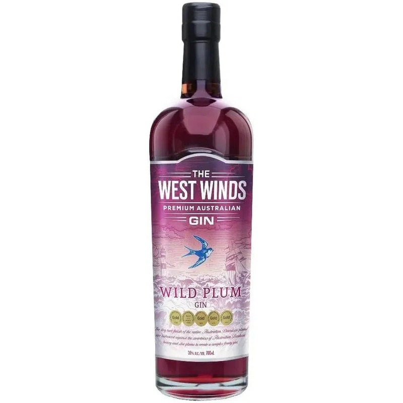 The West Winds Gin Wild Plum Gin 700ml