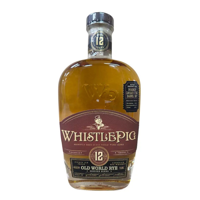 WhistlePig 12 Year Old All Ryes Are Equal But Some Ryes Are More Equal Than Others Single Barrel World Rye Whiskey 750mL