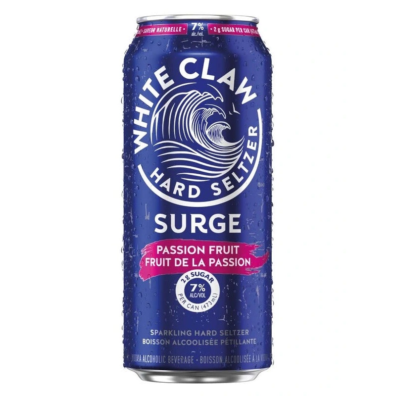 WHITE CLAW HARD SELTZER SURGE PASSION FRUIT 473ML CAN @ Deerfoot City [1056597]