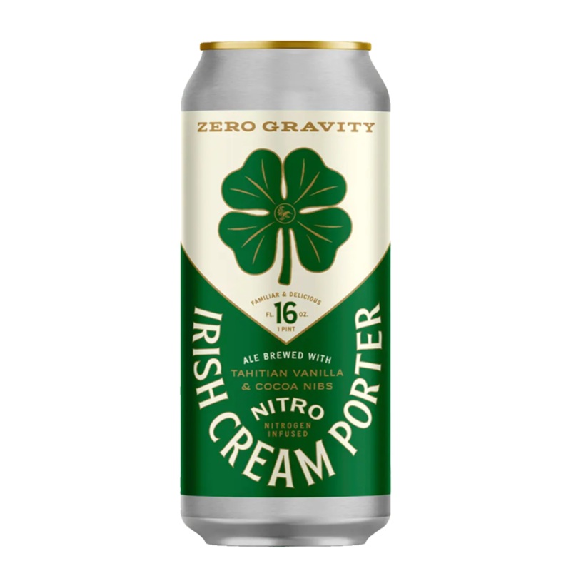 Zero Gravity Irish Cream Porter 4pk Can
