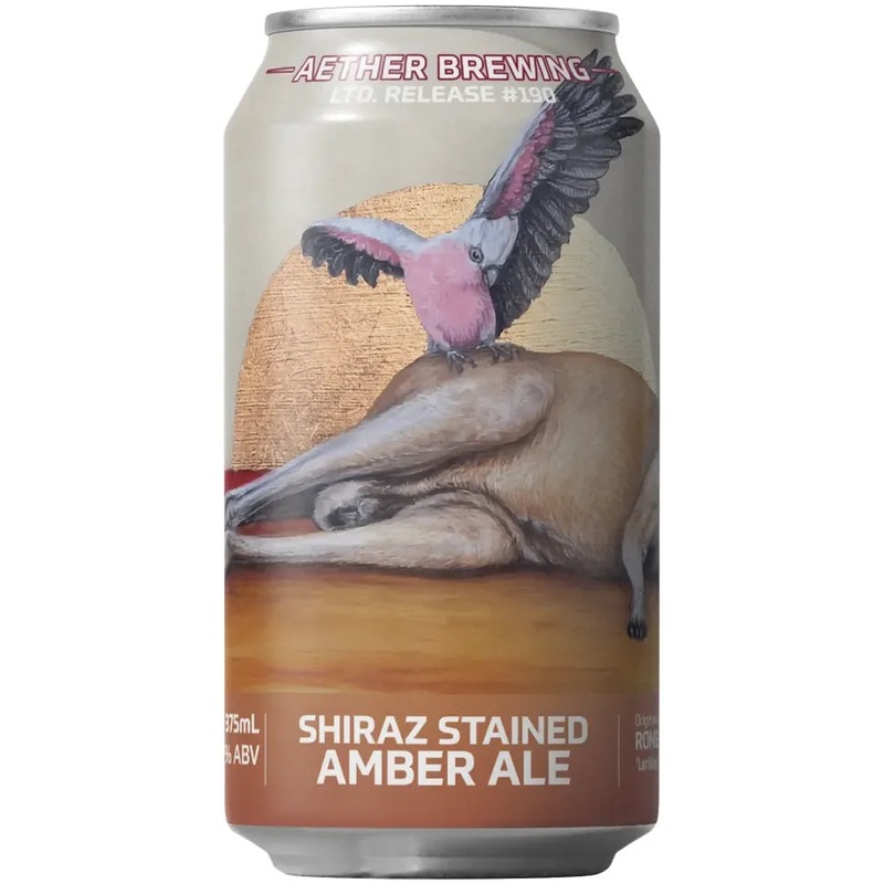 Aether Brewing Shiraz Stained Amber Ale 375ml