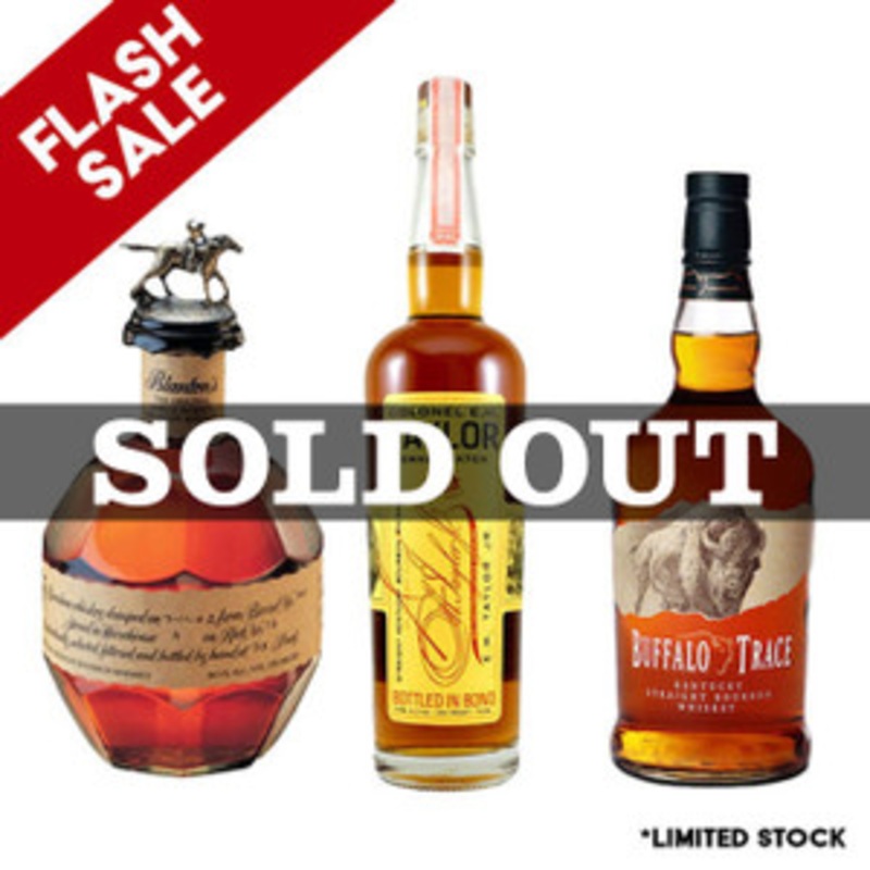 Blanton’s Single Barrel, Colonel E.H. Taylor Small Batch & Buffalo Trace Bundle