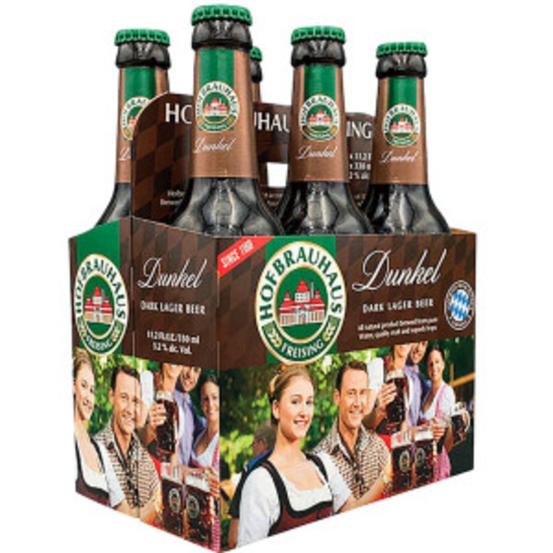 Hofbrauhaus Freising Dunkel Dark Lager 11oz 6 Pack Bottles (Germany)