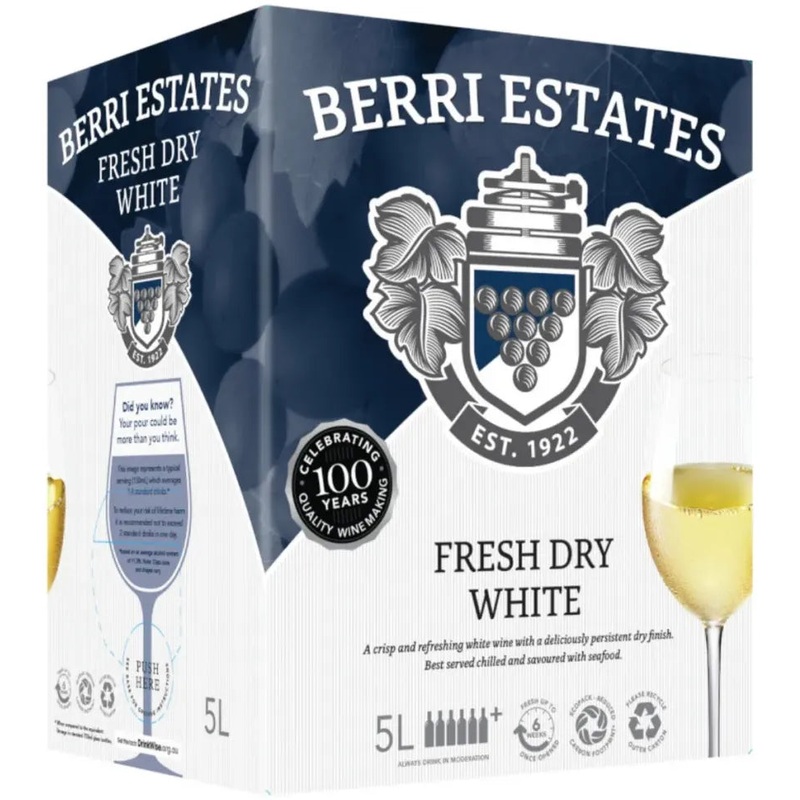 Berri Fresh Dry White 5L|Case (2)