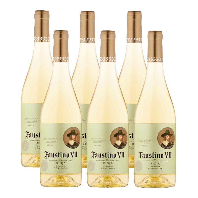 Faustino VII Rioja White – 6 Bottle Case