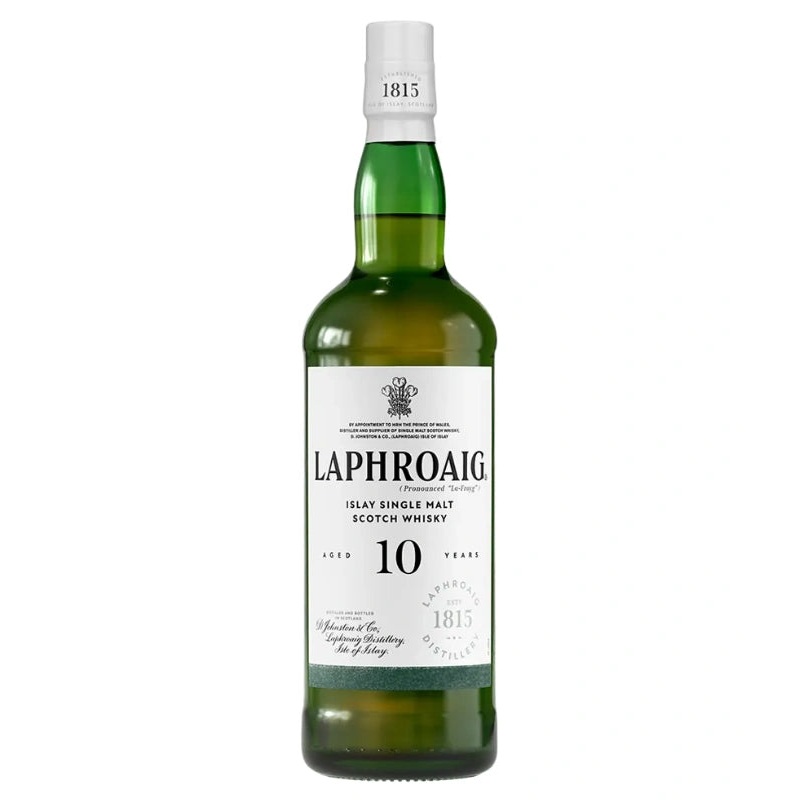 Laphroaig 10 Year Old Islay Single Malt Scotch Whisky 750mL
