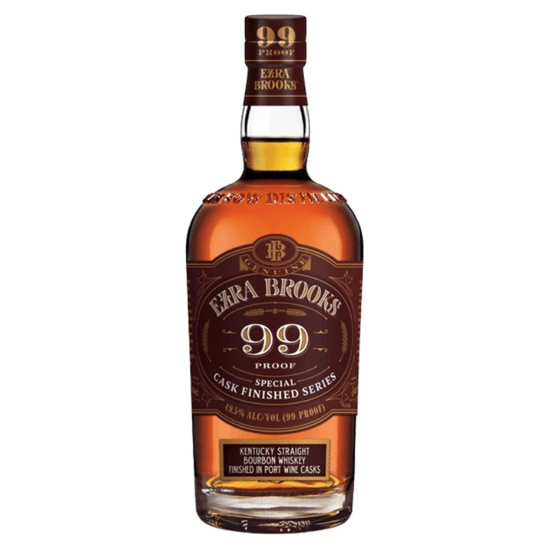 Ezra Brooks 99 Proof Bourbon Finished in Port Wine Casks 750mL