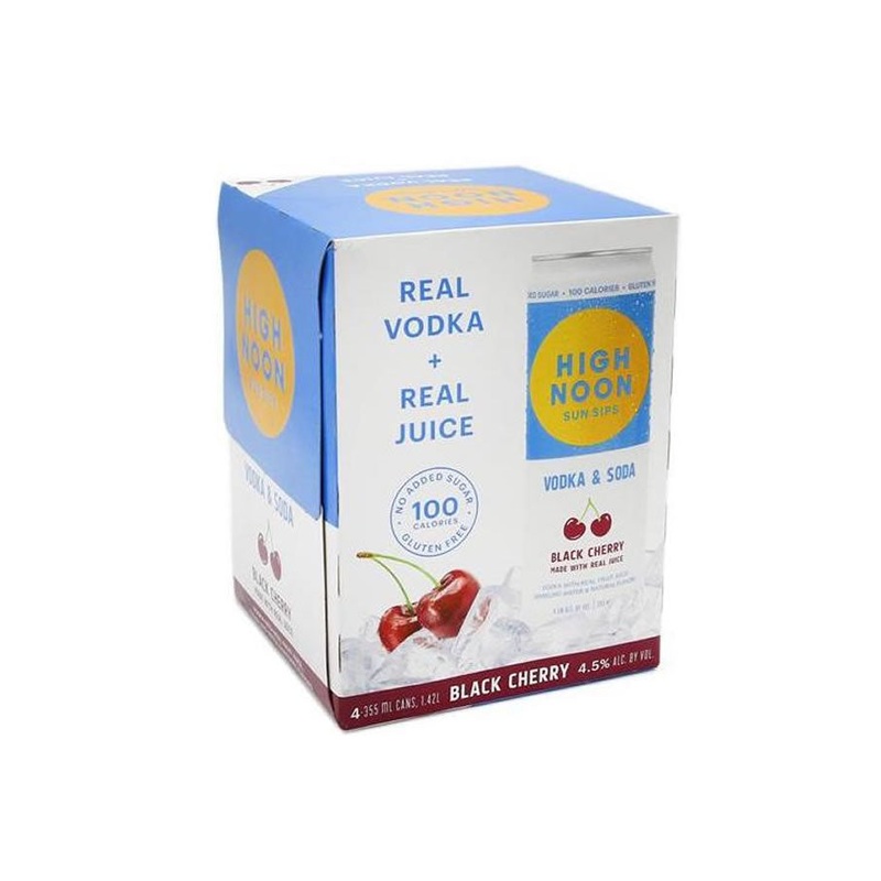 High Noon Vodka & Soda Black Cherry 4PK