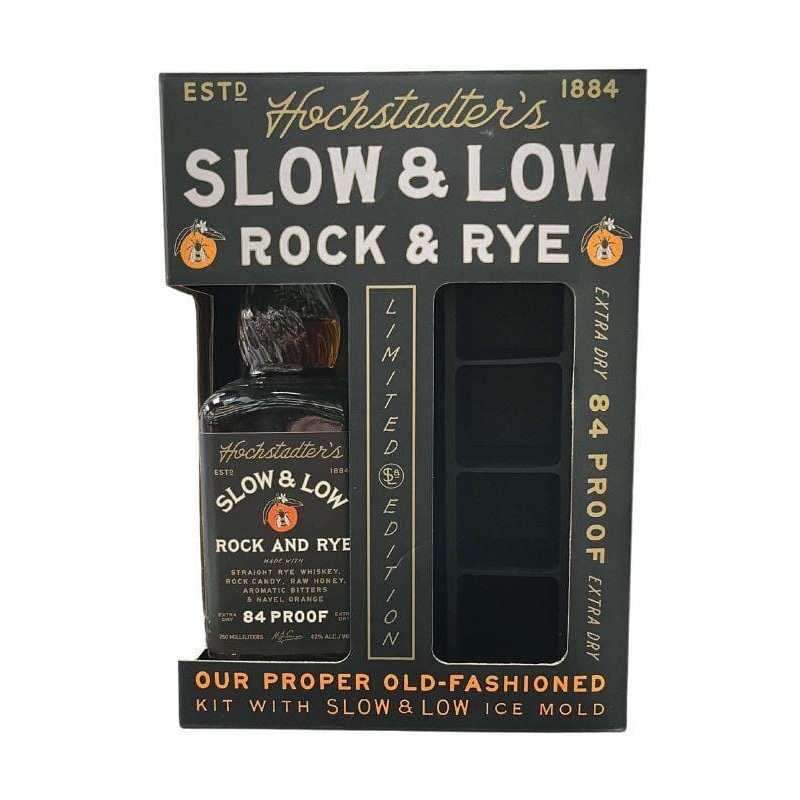 Hochstadter’s Slow & Low Rock and Rye w/ Ice Mold Gift Set