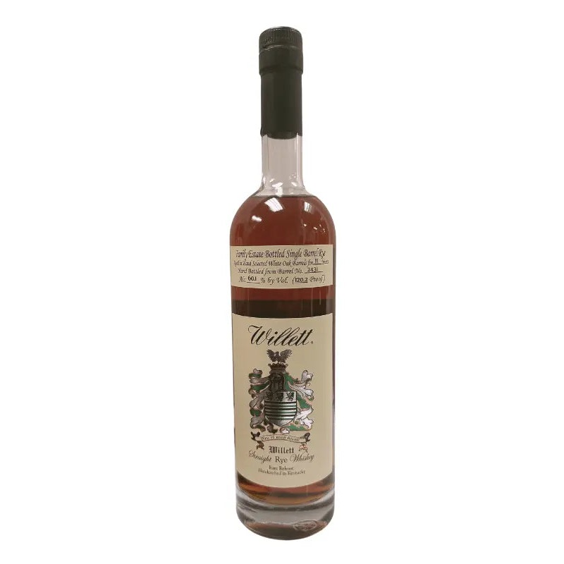 Willett Family Estate 11 Year Single Barrel Rye #2431 Rye Here Rye Now 120.2 Proof