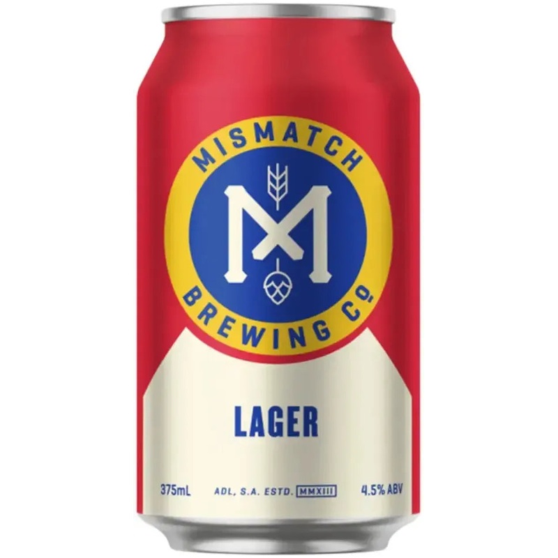 Mismatch Brewing Lager Cans 375ml