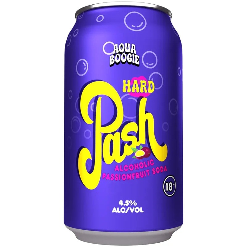 Aqua Boogie Hard Pash Passionfruit 355ml