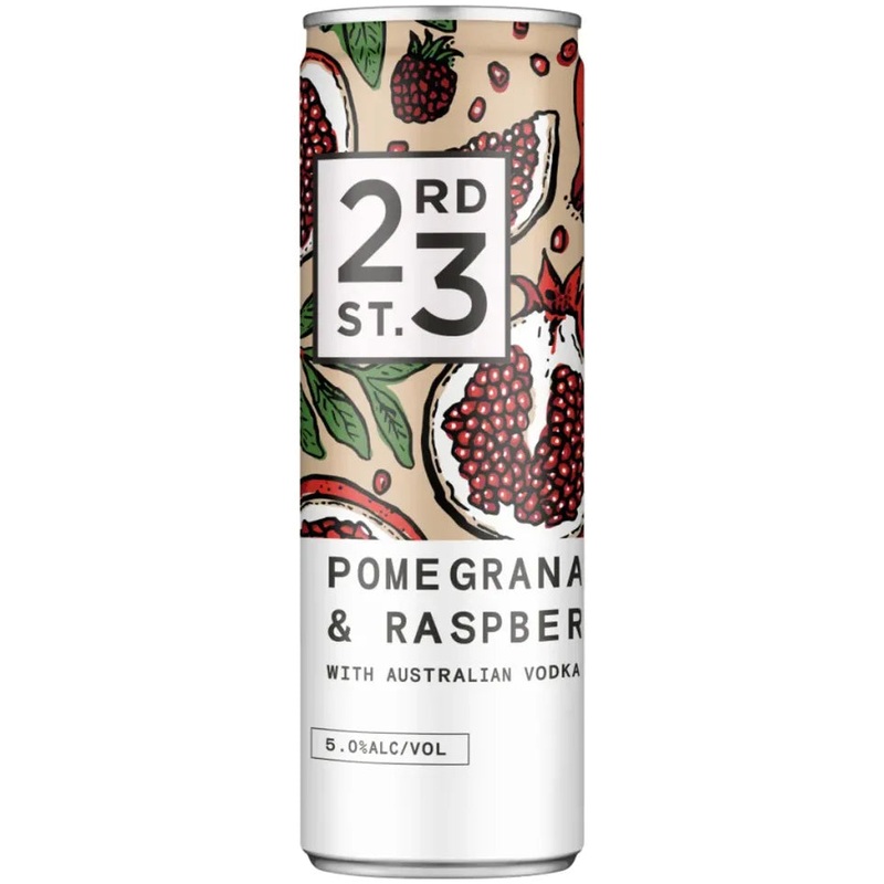 23rd Street Pomegranate & Raspberry Vodka 300ml