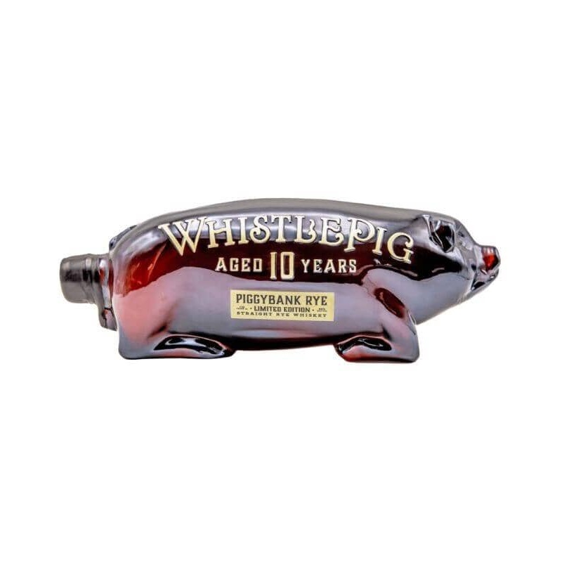 WhistlePig Limited Edition 10 Years Aged Piggybank Rye A Blend Of Straight Rye Whiskey 1L